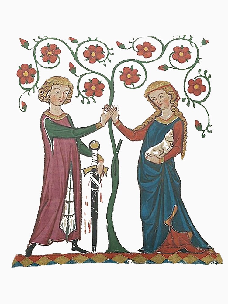 Medieval Couple, German circa 1250 by edsimoneit