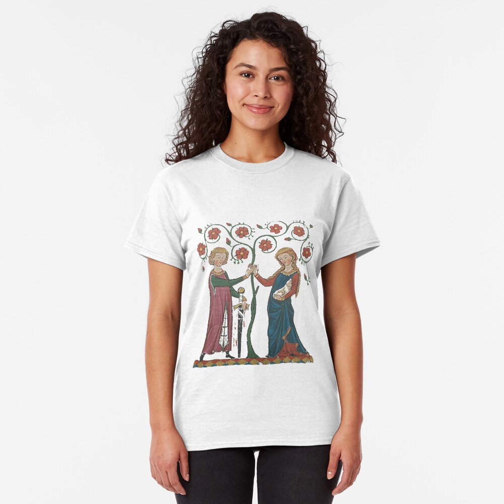 Medieval Couple, German circa 1250 Classic T-Shirt