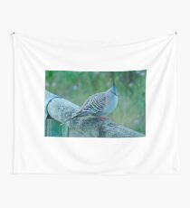 Crested Pigeon Wall Tapestry