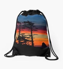 WIND SWEPT SUNSET Drawstring Bag