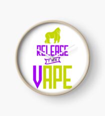 Release The Vape - Vape Vaping Gift Shirt Tee Clock