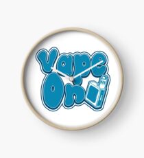 Vape On - Vape Vaping Gift Shirt Tee Clock