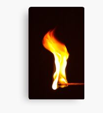 Don't Play With Fire! Canvas Print