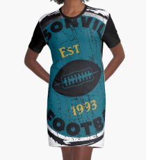 JACKSONVILLE FOOTBALL ESTABLISHED 1993 - POPULAR DISTRESSED FOOTBALL DESIGN Graphic T-Shirt Dress