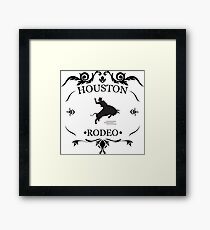 Houston Livestock Show Rodeo Framed Print