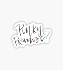 Pinky promise Sticker