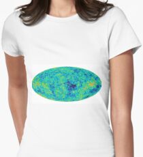 Cosmic microwave background. First detailed "baby picture" of the universe. #Cosmic, #microwave, #background, #First, #detailed, #baby, #picture, #universe Women's Fitted T-Shirt