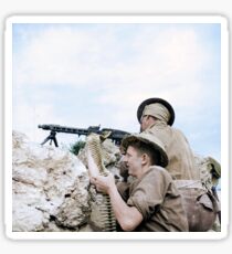British soldiers in Tunisia, 27 April 1943 Sticker