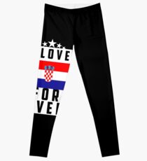 Croatia/Flag/Love Leggings