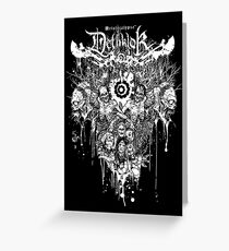 Dethklok Metalocalypse Shirt Greeting Card