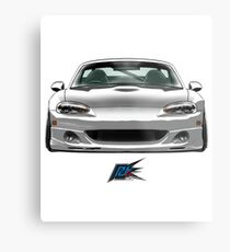 MAZDA miata NB white Metal Print