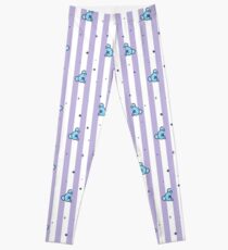 BT21 Koya Striped Pajamas Pattern Leggings