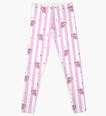 Legging BT21 Patrón de pijama de rayas Cooky