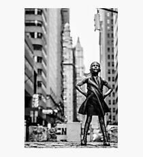 Fearless Girl New York City Photographic Print