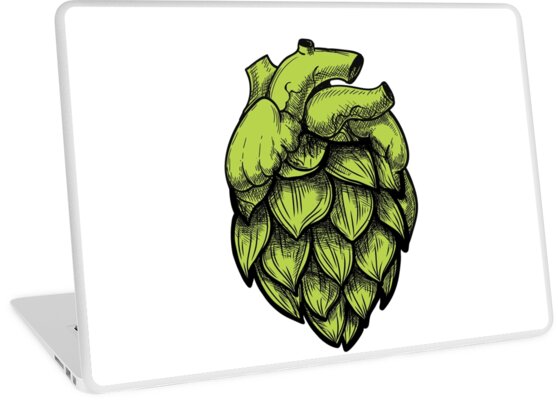 Beer Hops Drawing Full Color Vinyl Decal For 13 Macbook Here presented 51+ hops drawing images for free to download, print or share. cj tai sangha