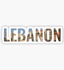 I Love Lebanon Design Sticker