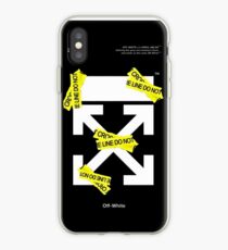 Off White Line Cross iPhone Case