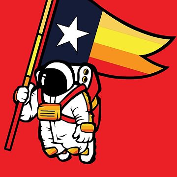 Houston Astros World series Champ Texas Flag Astronaut Space City - Houston  Astros Astronaut - Magnet