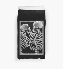 Skeleton Lovers Crop Duvet Cover