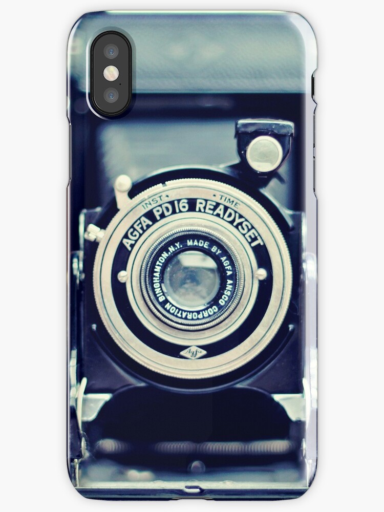 "Agfa Readyset Vintage Camera" iPhone Cases & Covers by Bethany Helzer