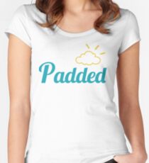 Padded AB DL ageplay ABDL adult baby diaper Women's Fitted Scoop T-Shirt
