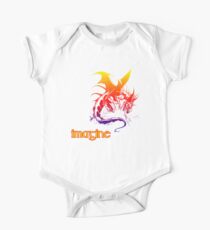 Body de manga corta para bebé imagina dragones