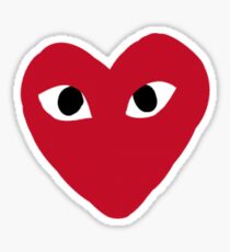 Commes Des Garcons Heart Sticker