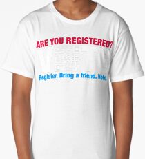 Vote QR Code Election Long T-Shirt