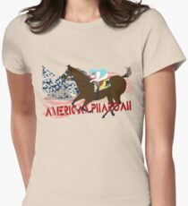 Amerikanischer Pharoah - Kentucky Derby 2015 Tailliertes T-Shirt für Frauen
