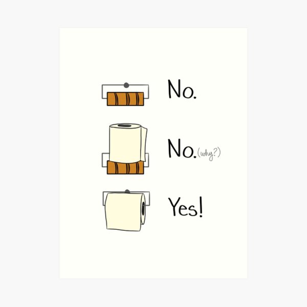 Bathroom Rules Art Print