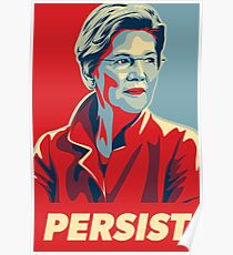 Elizabeth Warren - Persist Poster