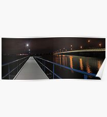New Mount Henry Bridge Jetty - Western Australia Poster