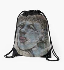 Face, Bernard Lacoque-92 Drawstring Bag