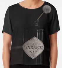 Hendricks Gin Bottle with Dandelion Chiffon Top