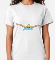 Schmetterlingsschwimmen Classic T-Shirt