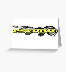 Psycho Greeting Card