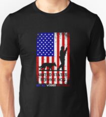 US Veteran PTSD Not All Wounds Are Visible United States Service Dog July 4th Unisex T-Shirt