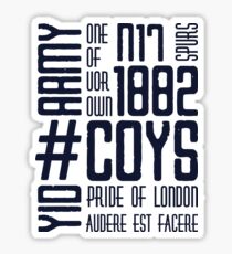 COYS YID ARMY Sticker