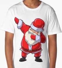 Dabbing Santa T Shirt Claus Christmas Funny Dab X-mas Gifts Kids Boys Girls Youth Long T-Shirt