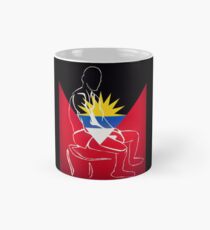Custom Stencil Man (Antigua) Mug