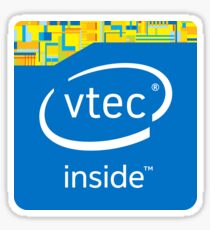 VTEC Inside Sticker