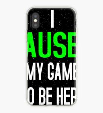 Vinilo o funda para iPhone Hice una pausa en mi juego