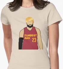 Dumbest Man Meme Women's Fitted T-Shirt