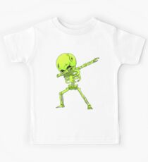 Dabbing Skeleton T shirt Halloween Costume Funny Scary Zombie Dab Dance T-Shirt Kids Boys Men Gifts Kids Tee