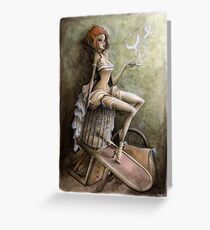 Mademoiselle Colombe Greeting Card