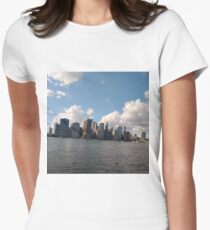Manhattan, #Manhattan, New York City, #NewYorkCity, New York, #NewYork Women's Fitted T-Shirt