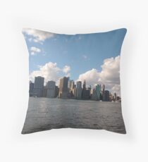 Manhattan, #Manhattan, New York City, #NewYorkCity, New York, #NewYork Throw Pillow