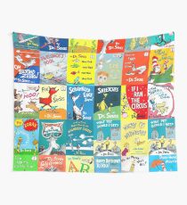 Dr. Seuss Book Covers Wall Tapestry