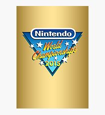 Nintendo World Championships 2015 Logo Photographic Print