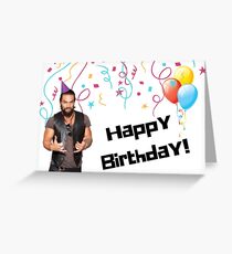 Happy birthday!!! Jason Momoa birthday card, happy birthday card, game of thrones birthday card Greeting Card